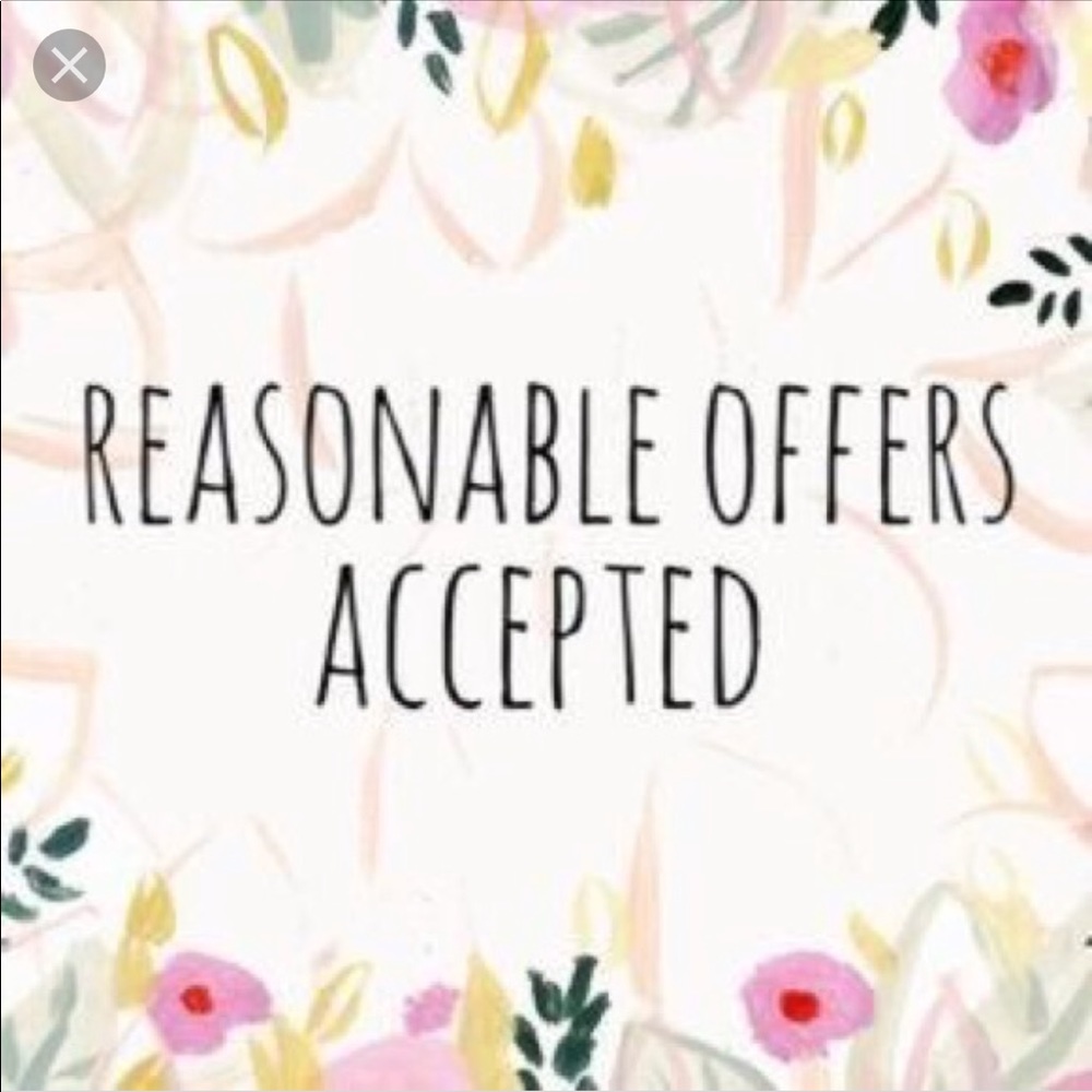 Accepting all reasonable offers!!